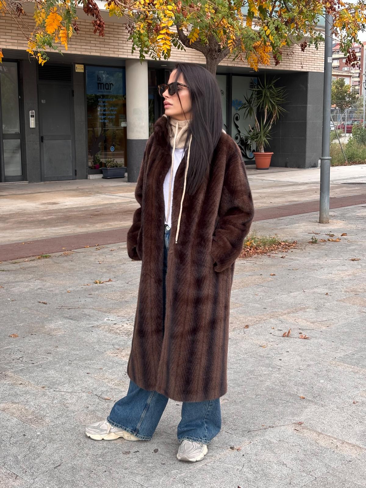 AMALIA FAUX MINK COAT