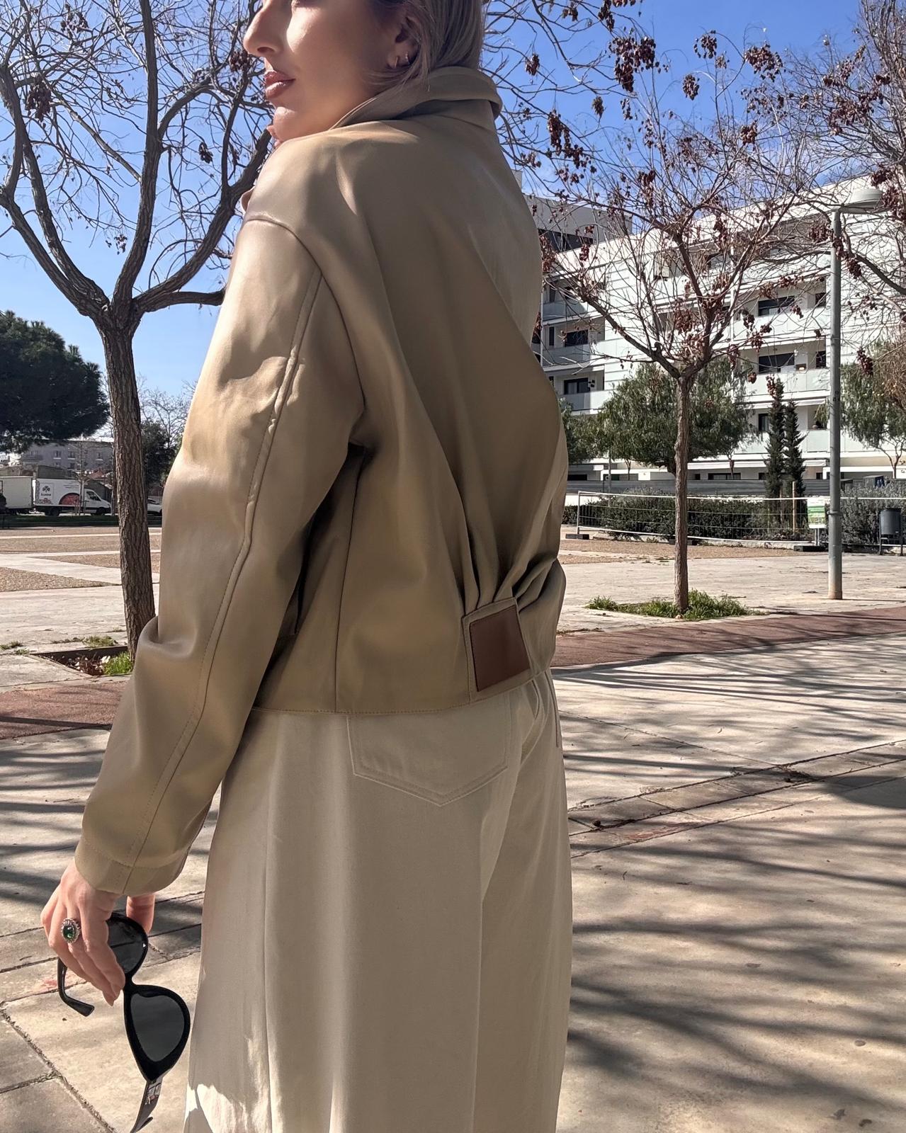 LOLA ECO LEATHER BOMBER