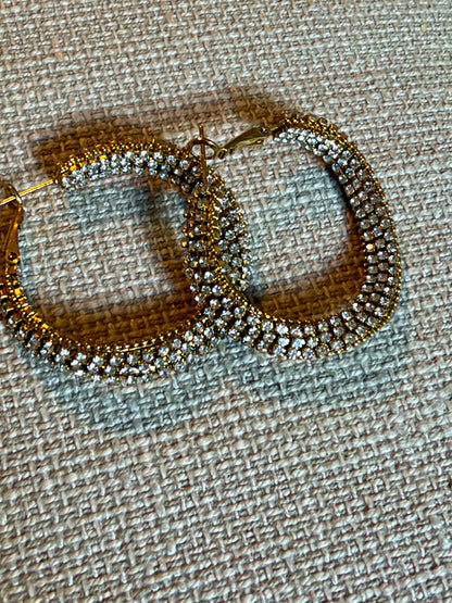 PENDIENTES ARO STRASS