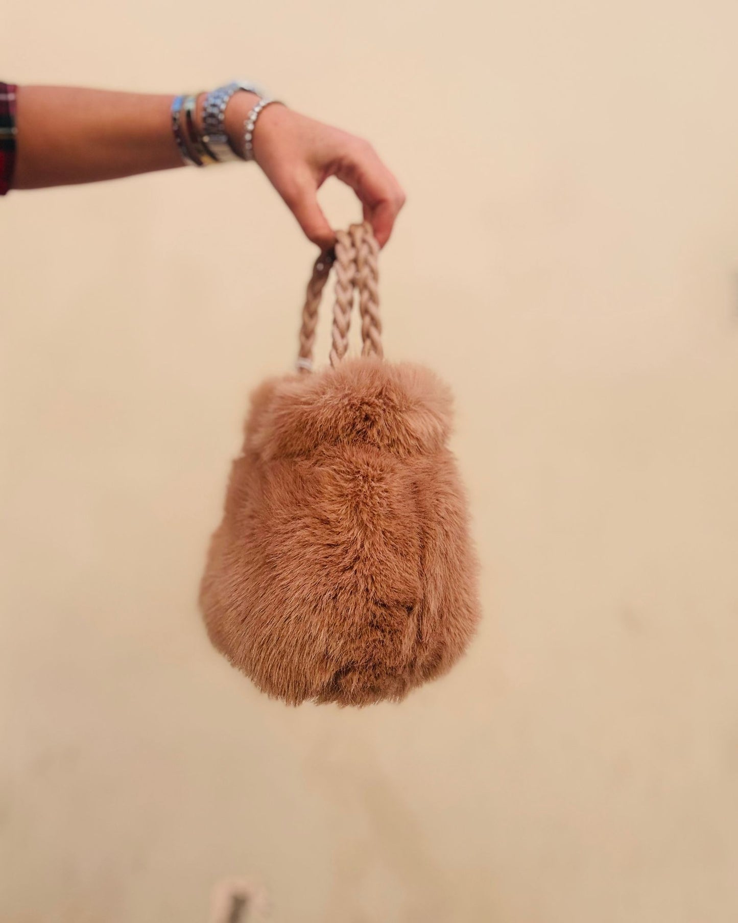 Tess Faux Fur Bag