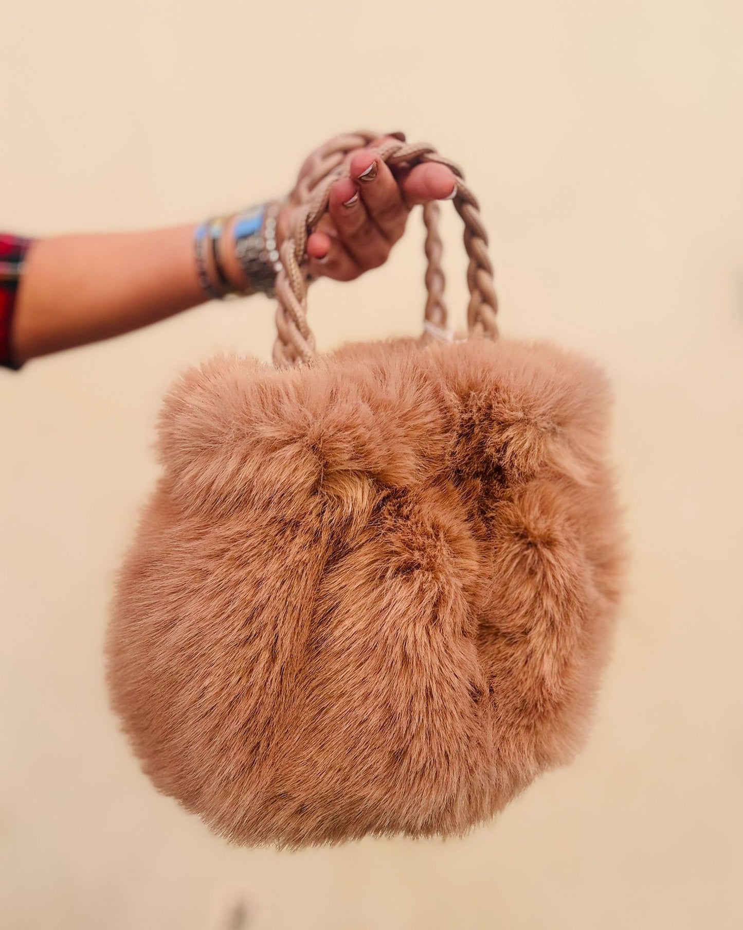 Tess Faux Fur Bag