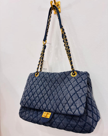 ALEXIA DENIM MAXI BAG