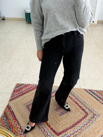 Jean Flare negro