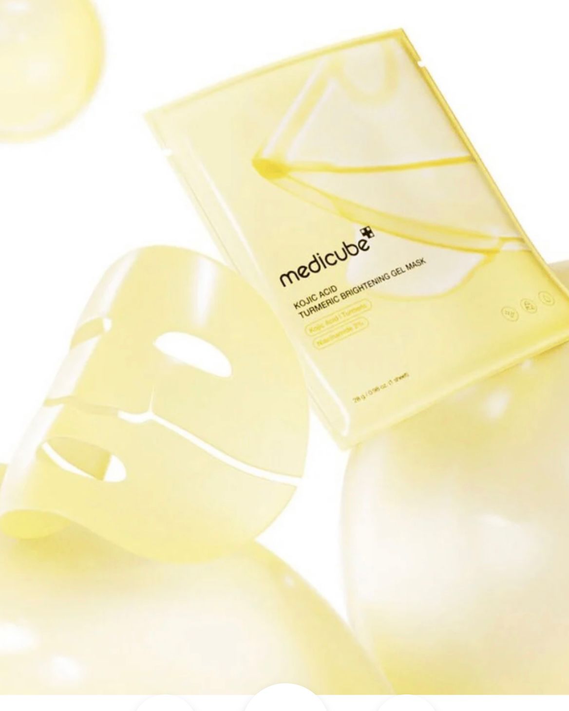 MASCARILLA  DE GEL ILUMINADORA MEDICUBE