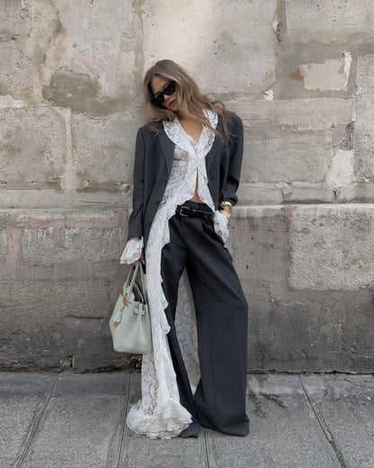 LACE KIMONO.