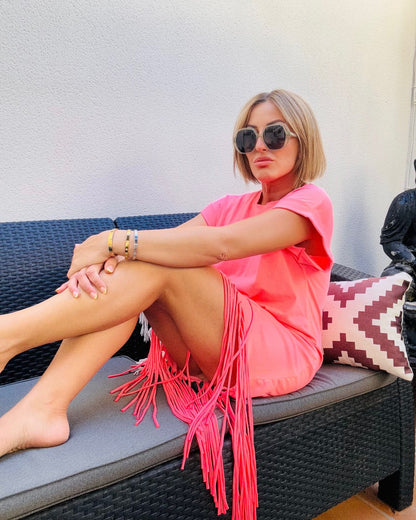 LAU FLÚOR SHORT DRESS