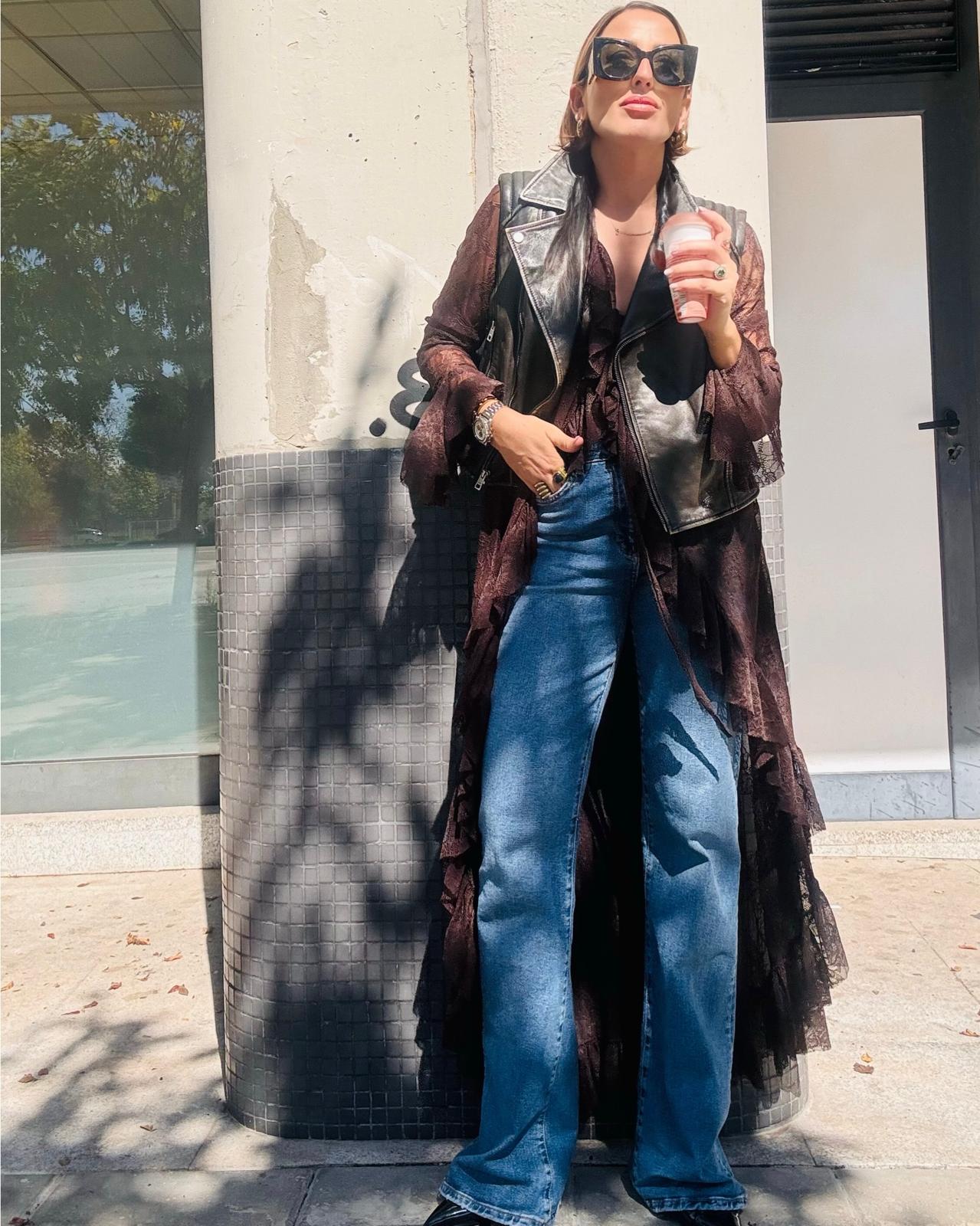 LACE KIMONO.