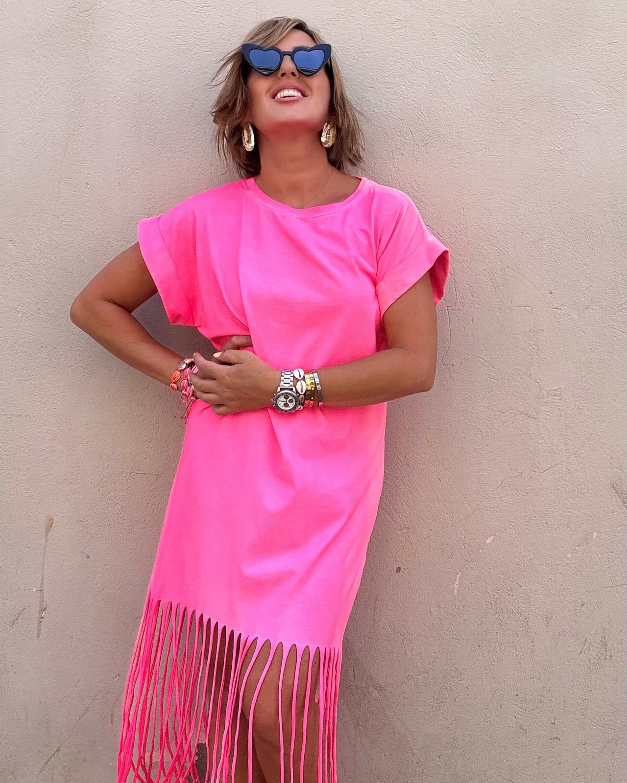 LAU FLÚOR SHORT DRESS