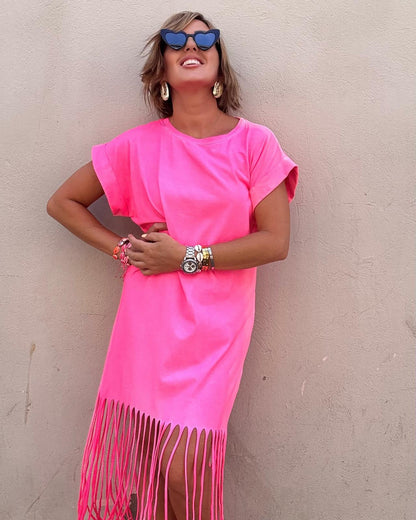 LAU FLÚOR SHORT DRESS