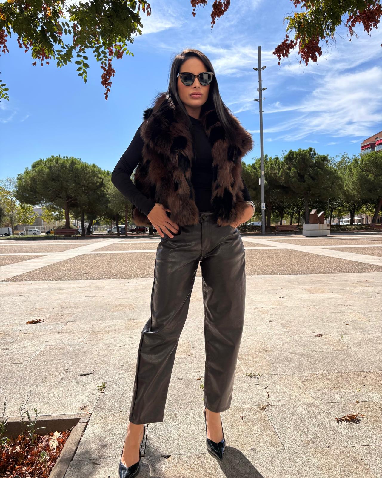TIANA FAUX FUR VEST