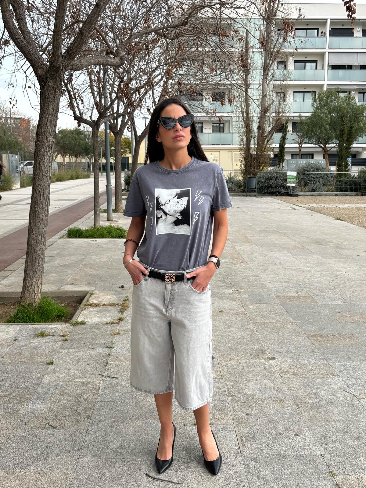 SAINT LOVER GREY T-SHIRT