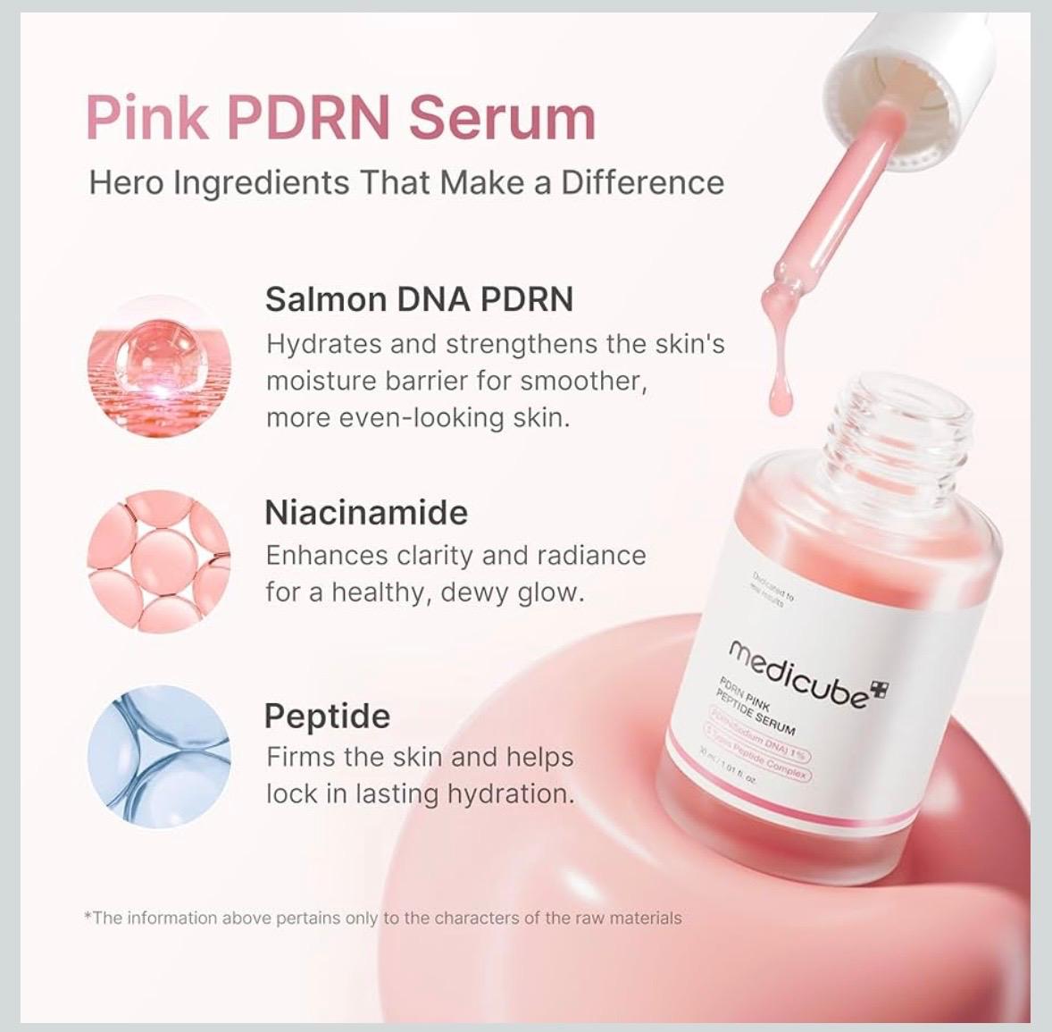 SERUM PINK PEPTIDE MEDICUBE PDRN(pre venta)