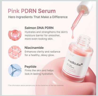 SERUM PINK PEPTIDE MEDICUBE PDRN(pre venta)