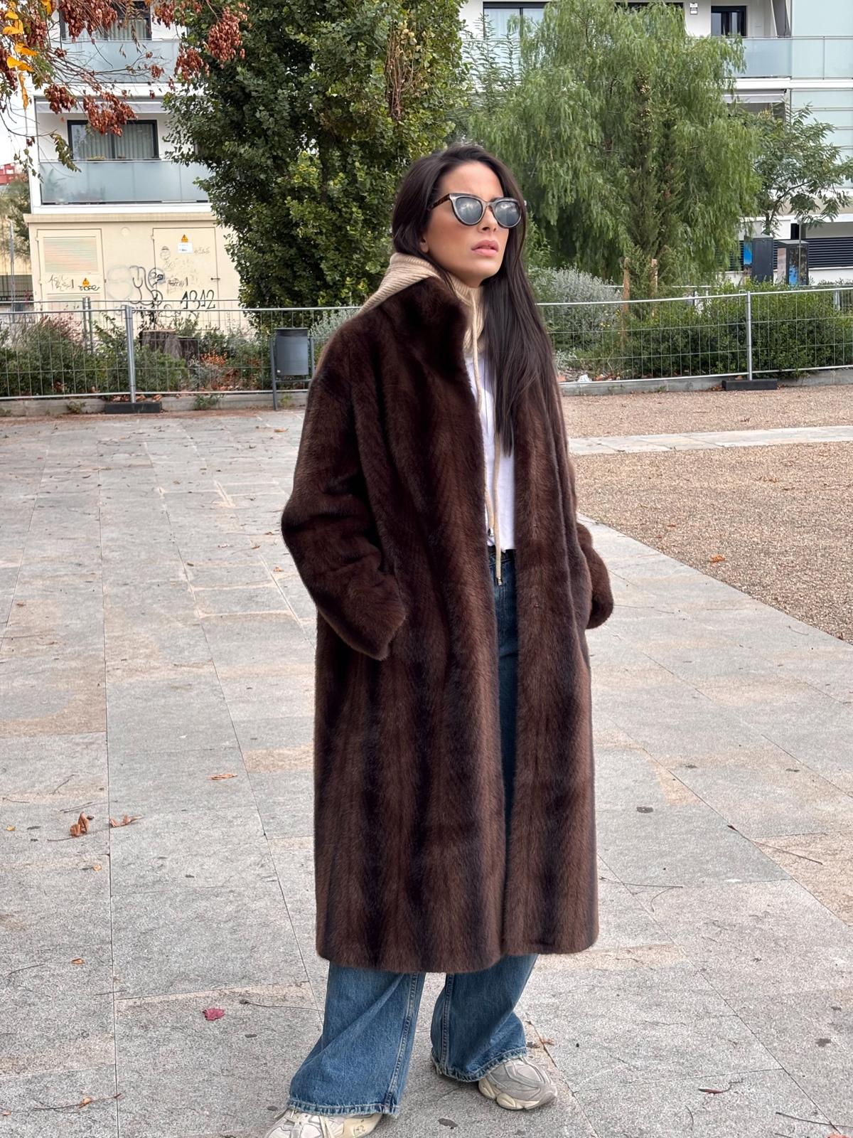 AMALIA FAUX MINK COAT