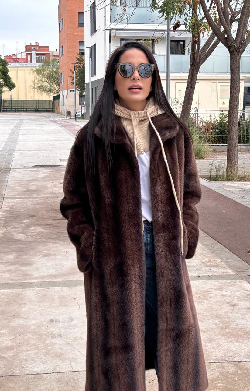 AMALIA FAUX MINK COAT