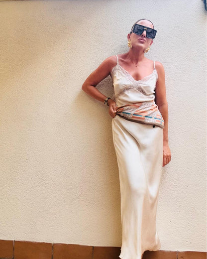 SALLY SILK SKIRT