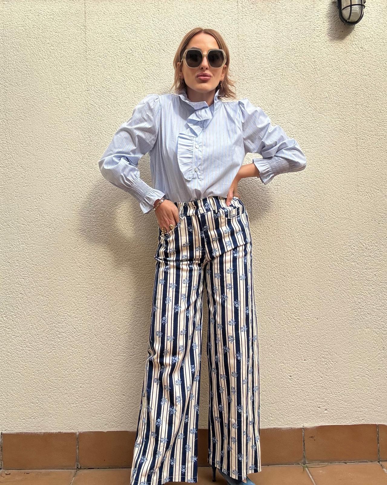 BLUE CANNES PANTS