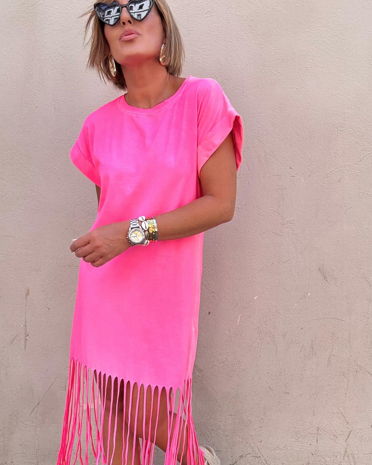 LAU FLÚOR SHORT DRESS