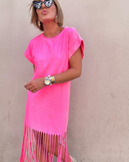 LAU FLÚOR SHORT DRESS