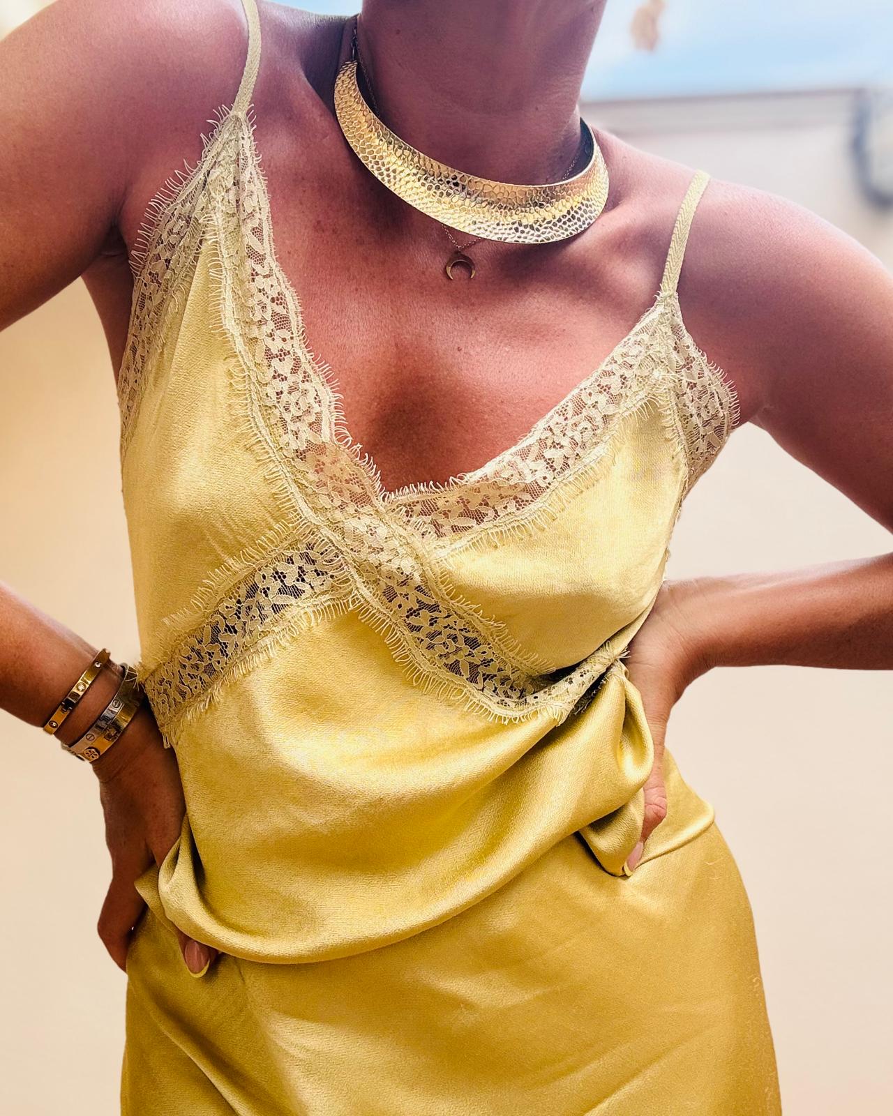 SALLY  SILK TOP
