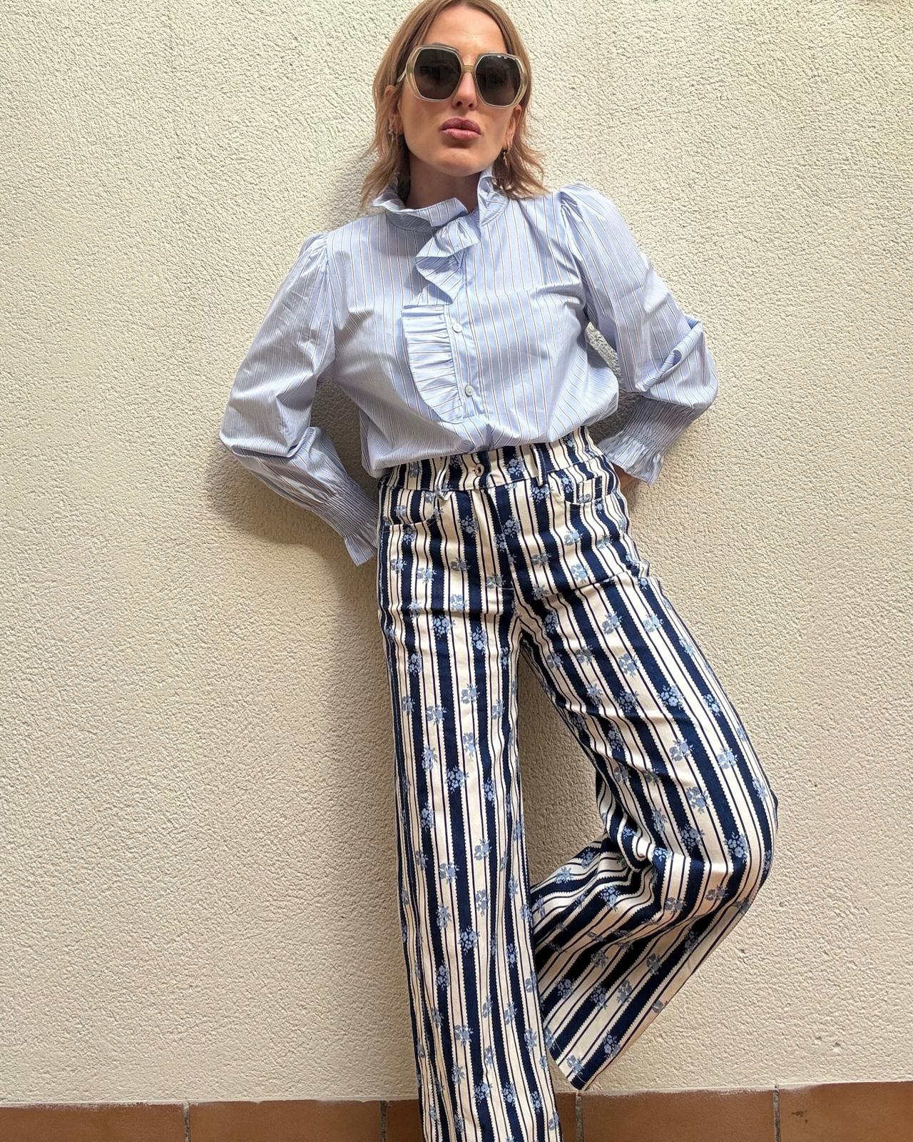 BLUE CANNES PANTS