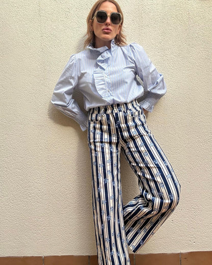 BLUE CANNES PANTS