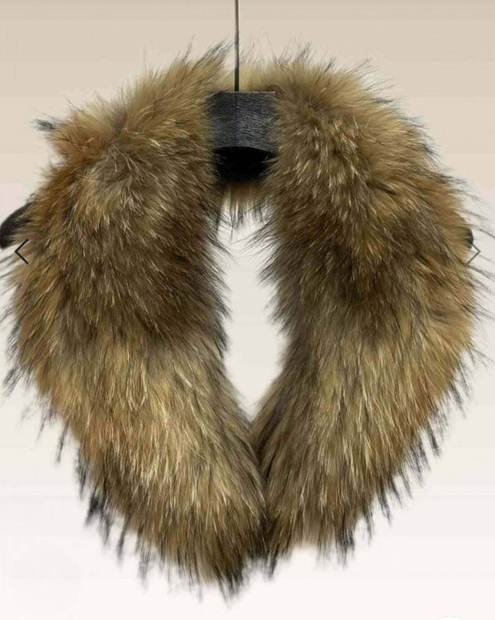 CUELLO MARRON REAL FUR