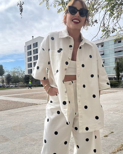 POLKA DOTS SOBRE CAMISA