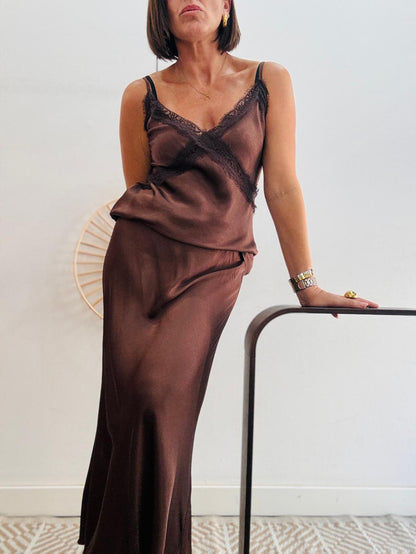 SALLY SILK SKIRT