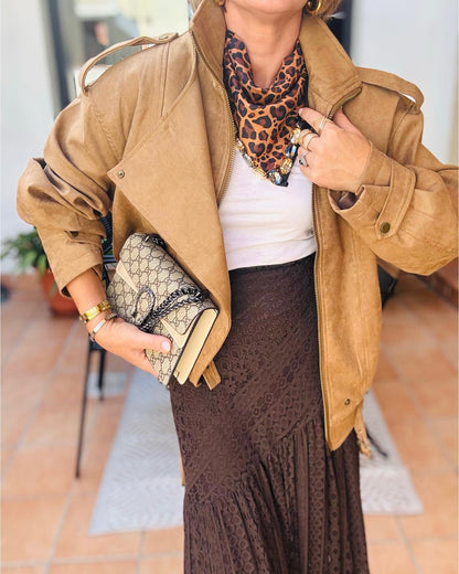 KAREN FAUX SUEDE JACKET
