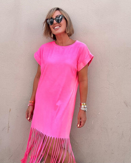 LAU FLÚOR SHORT DRESS