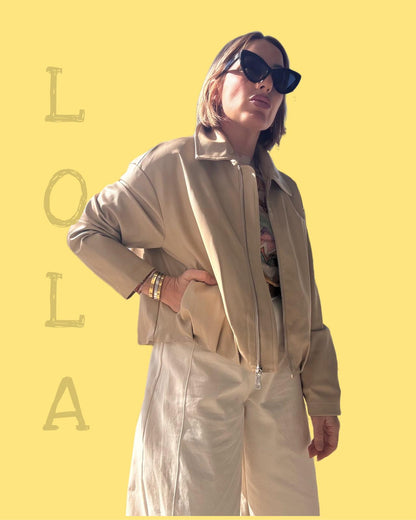 LOLA ECO LEATHER BOMBER