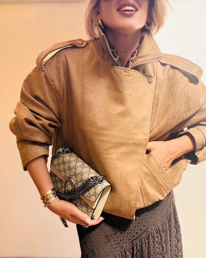 KAREN FAUX SUEDE JACKET