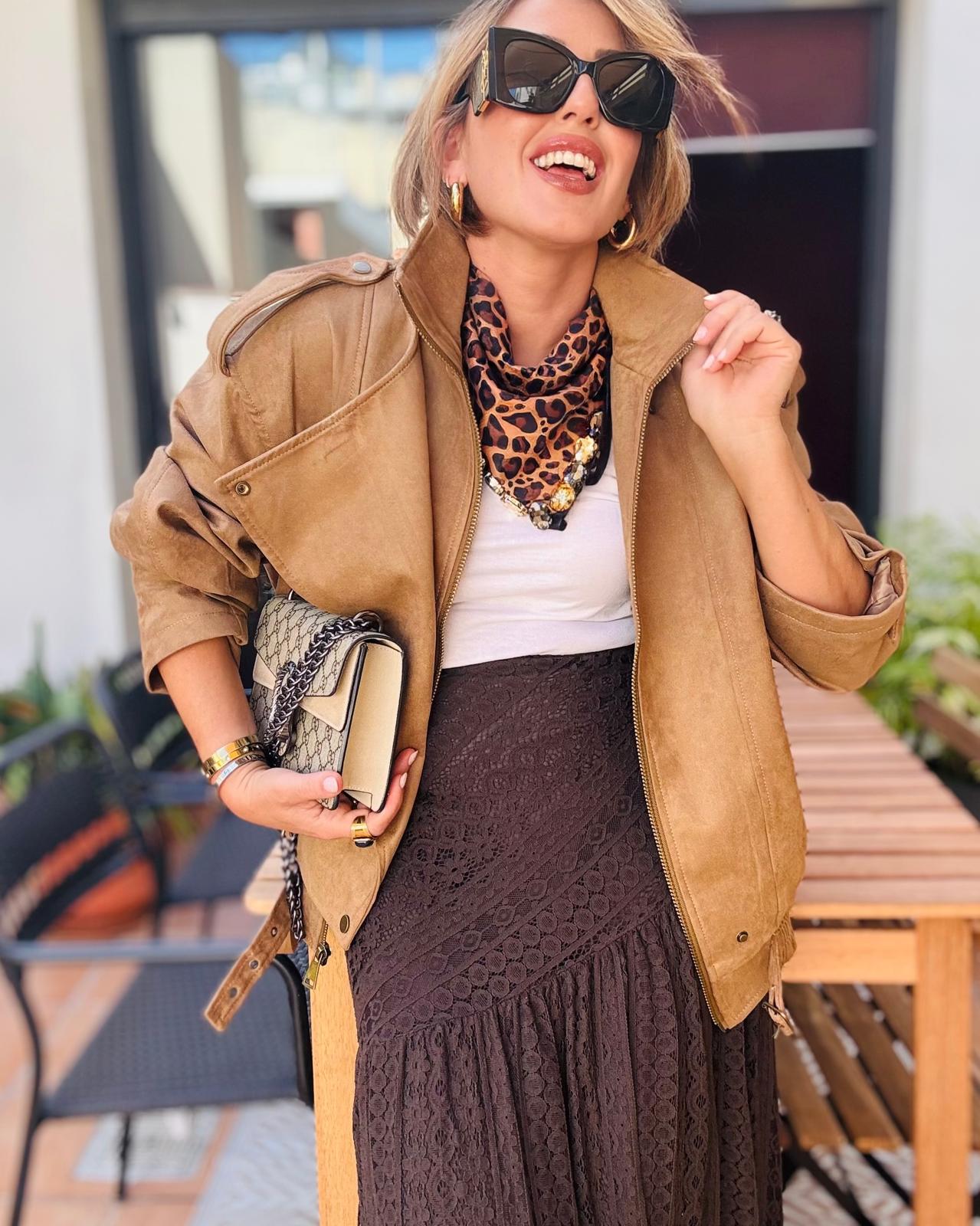 KAREN FAUX SUEDE JACKET