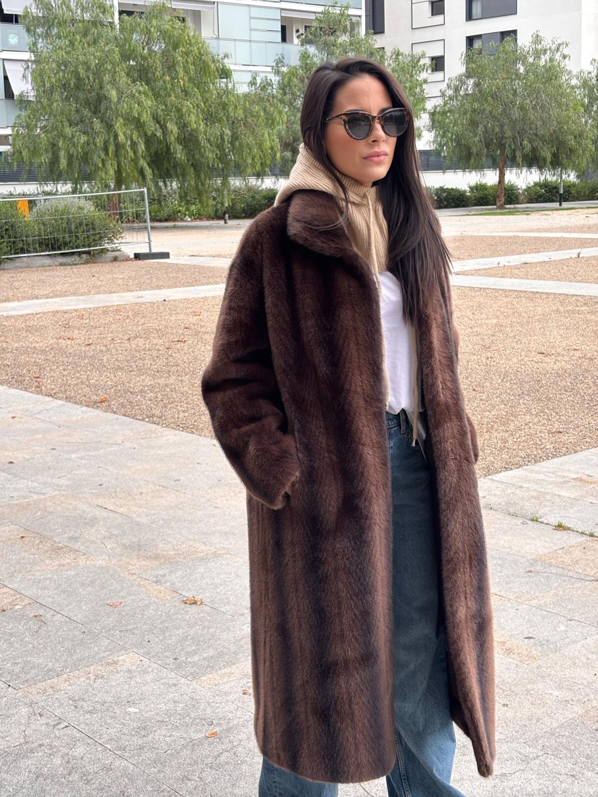 AMALIA FAUX MINK COAT