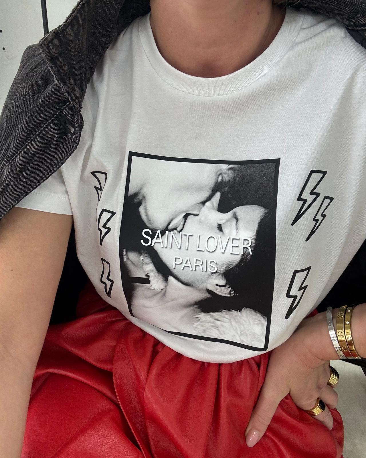 SAINT LOVER WHITE T-SHIRT