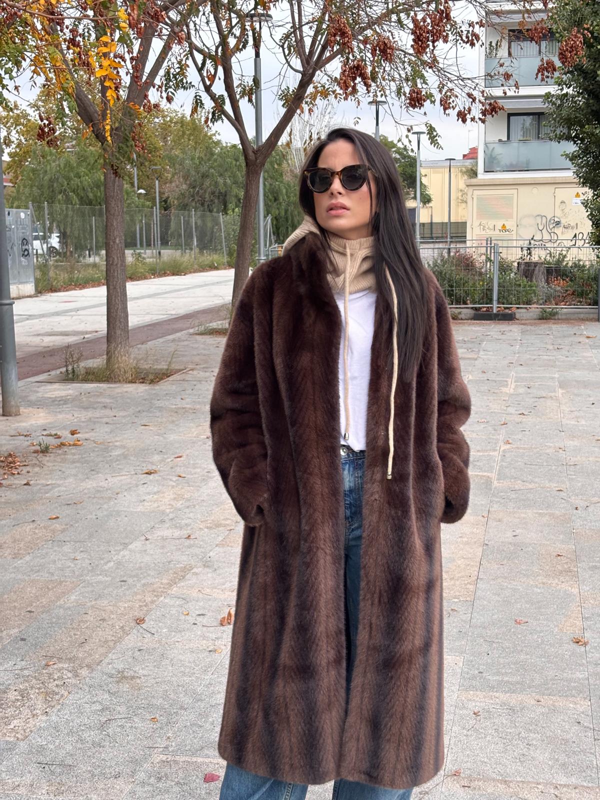 AMALIA FAUX MINK COAT