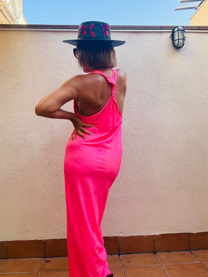 MARTHA FLÚOR LONG DRESS
