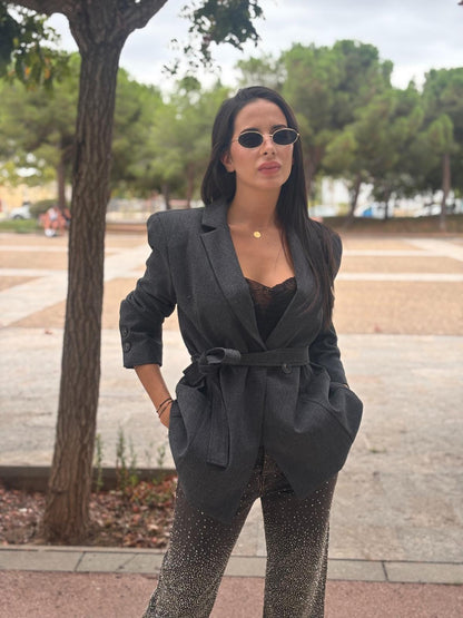 MICAELA BLAZER GREY