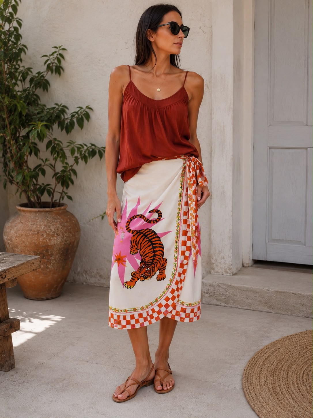 TIGER FOULARD