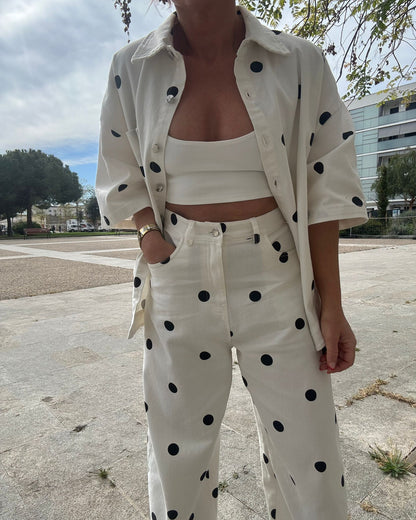 POLKA DOTS SLOUCHY