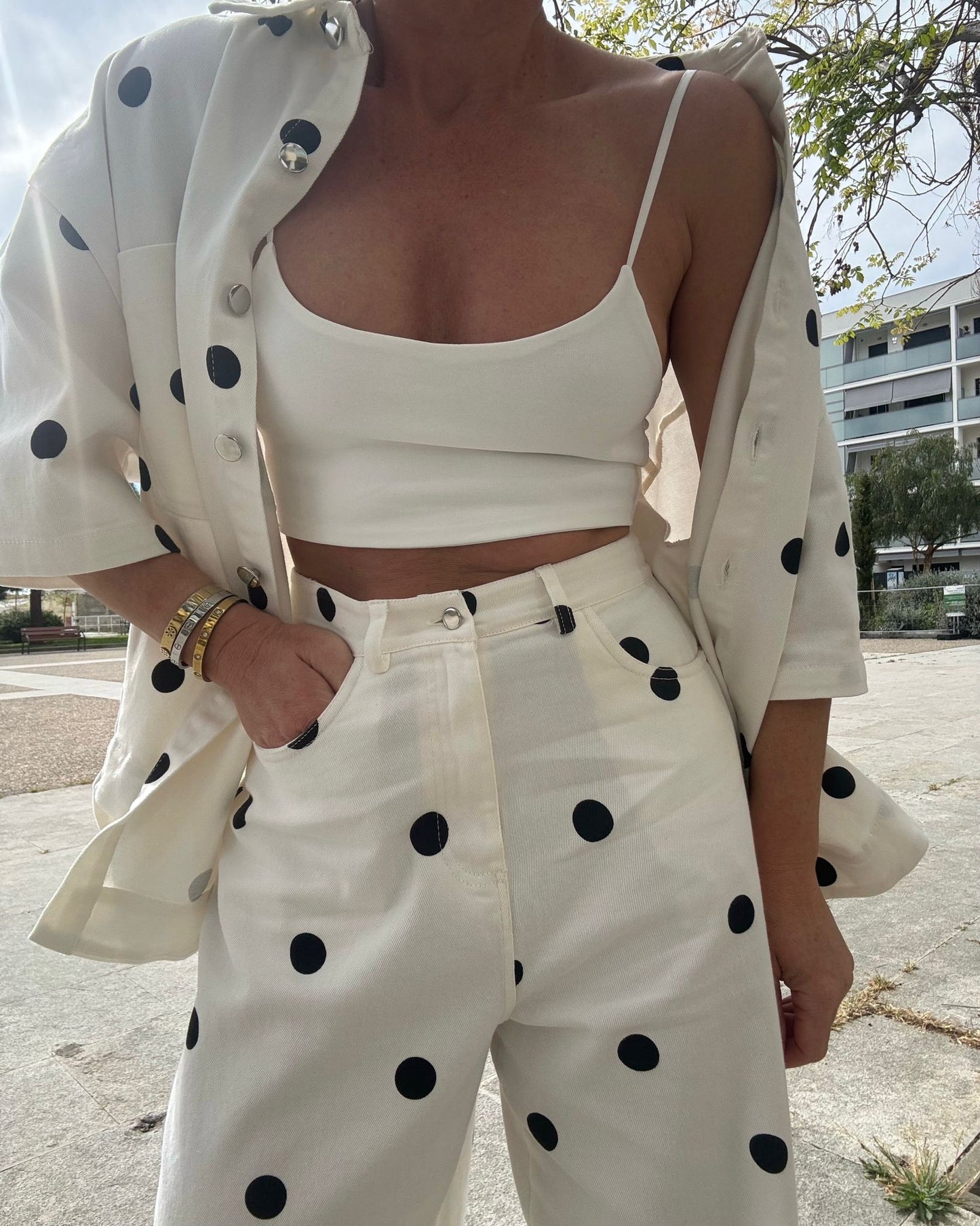 POLKA DOTS SLOUCHY