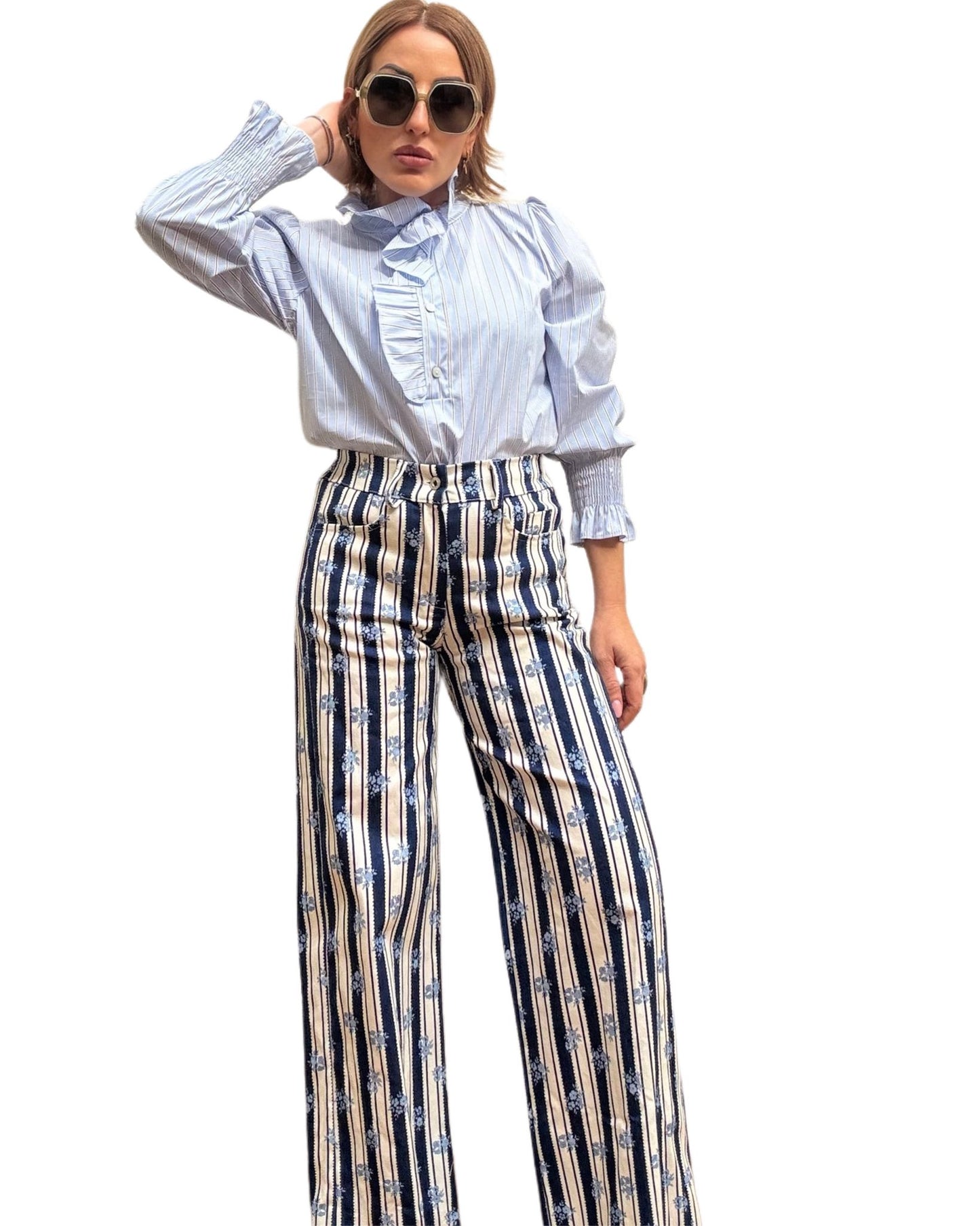 BLUE CANNES PANTS