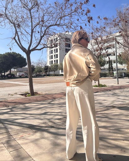 LOLA ECO LEATHER BOMBER