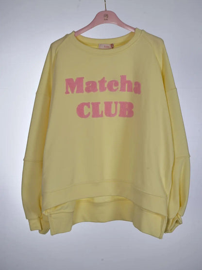 SUDADERA MATCHA CLUB