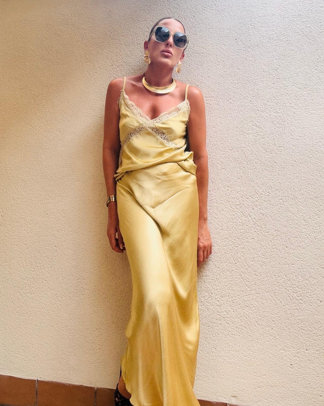 SALLY SILK SKIRT