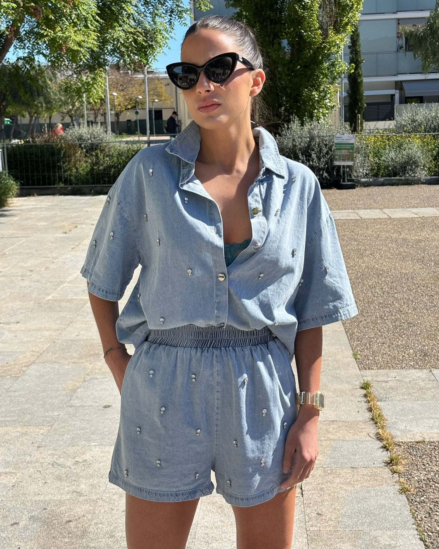 ANINE DENIM SET