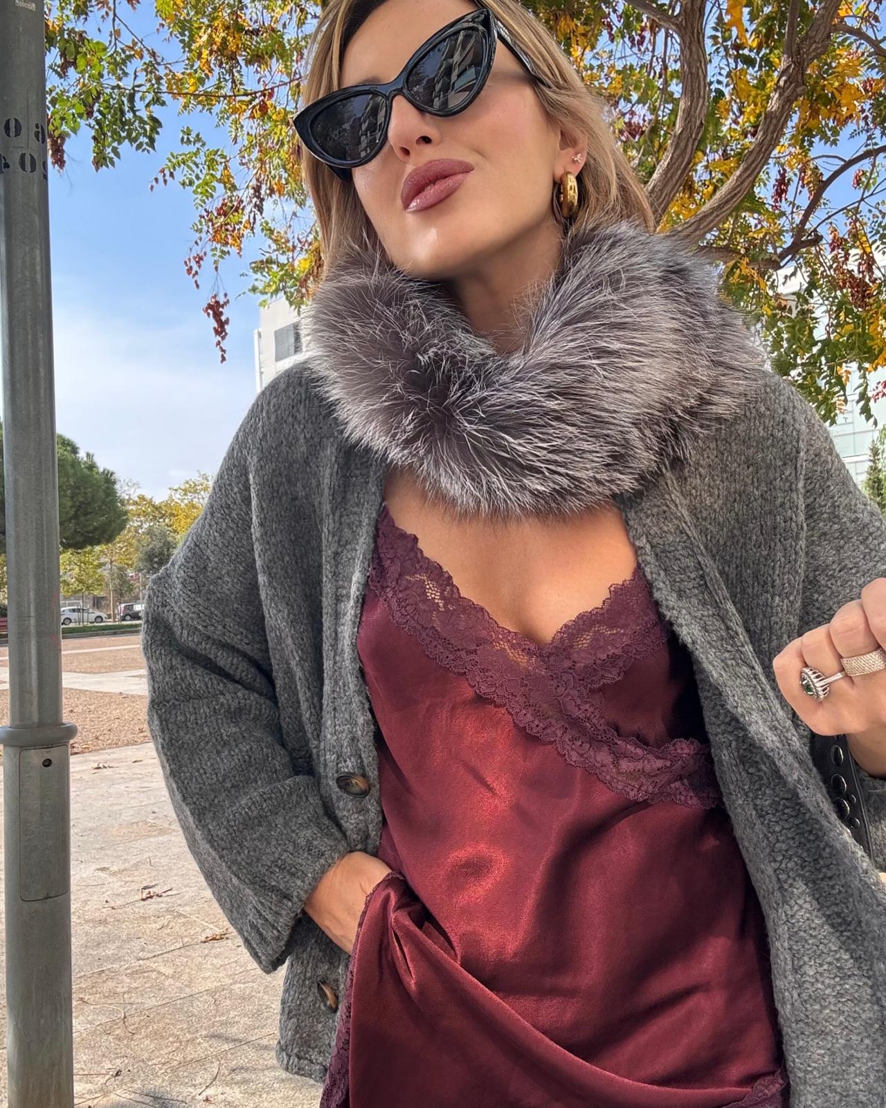 MAXI CUELLO GREY FOX