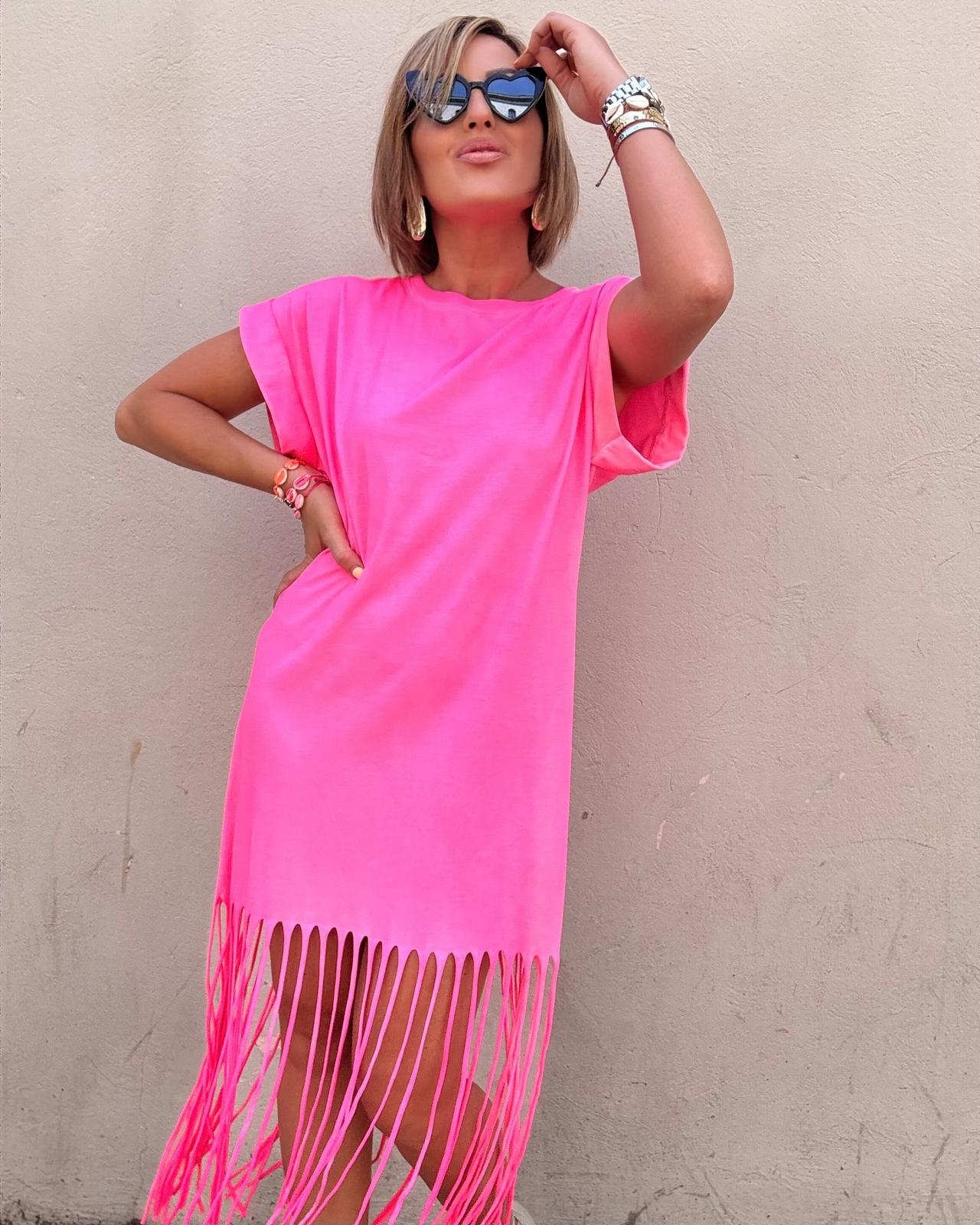 LAU FLÚOR SHORT DRESS