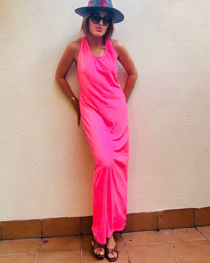 MARTHA FLÚOR LONG DRESS